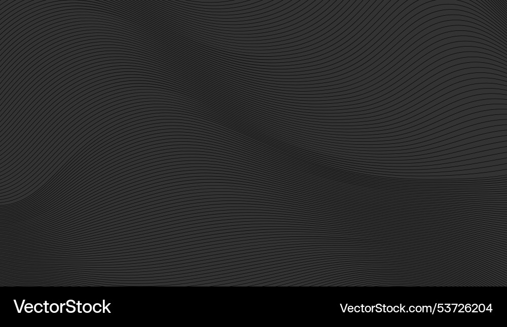 Abstract black wave pattern with subtle texture Abstract black wave pattern with subtle texture vector image