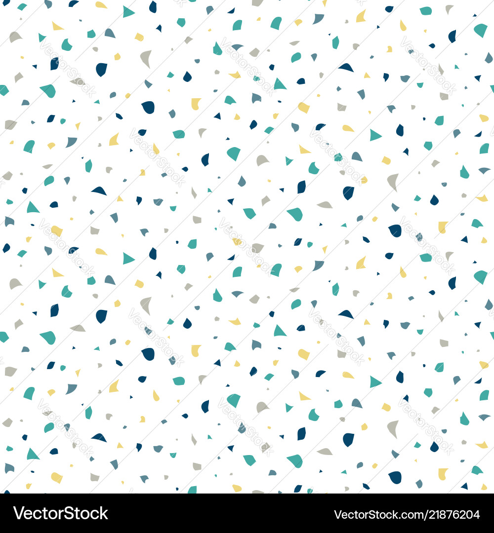 Terrazzo Pattern - Marble Effect vector image