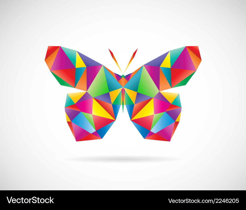 Abstract Butterfly Art – Royalty-Free Vector | VectorStock, image size:1000x854
