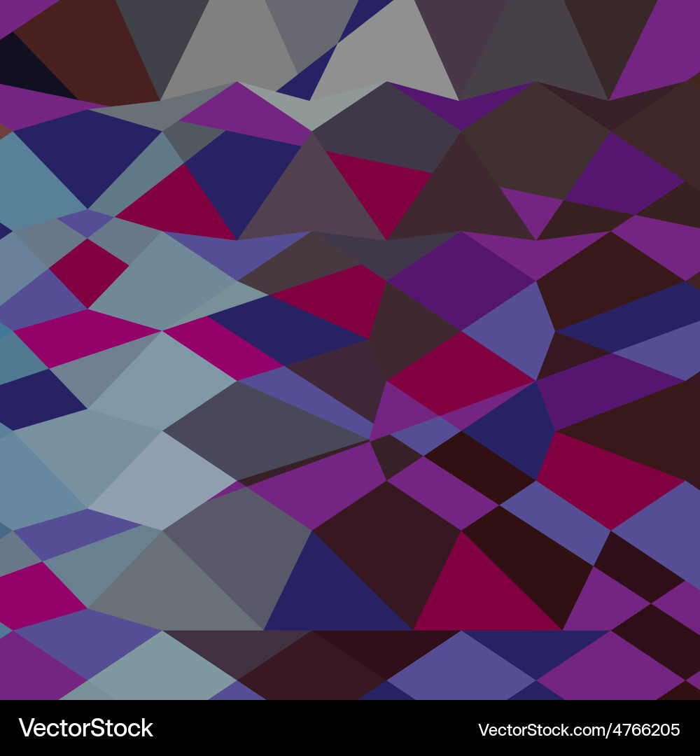 Deep magenta abstract low polygon background vector image