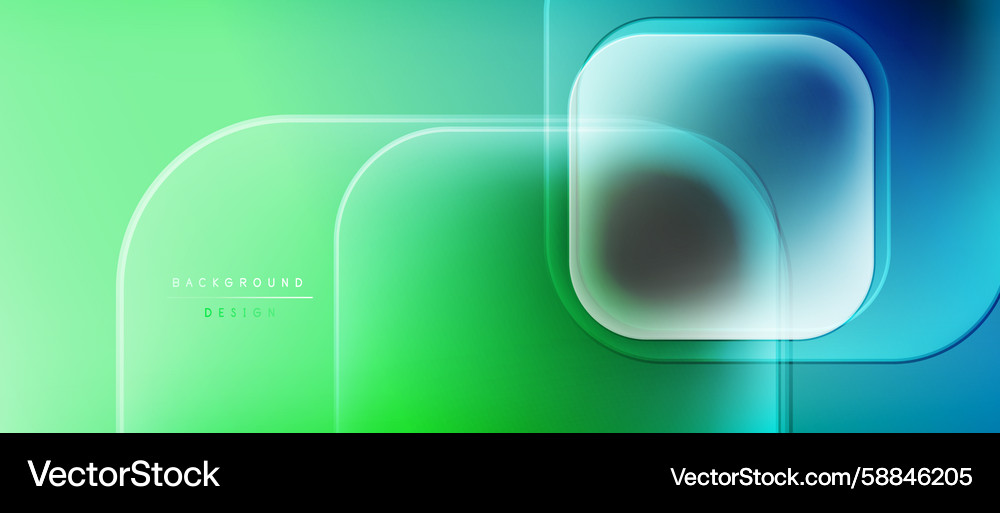 Gradient abgerundete Quadrate abstrakte Hintergrund Vektorbild