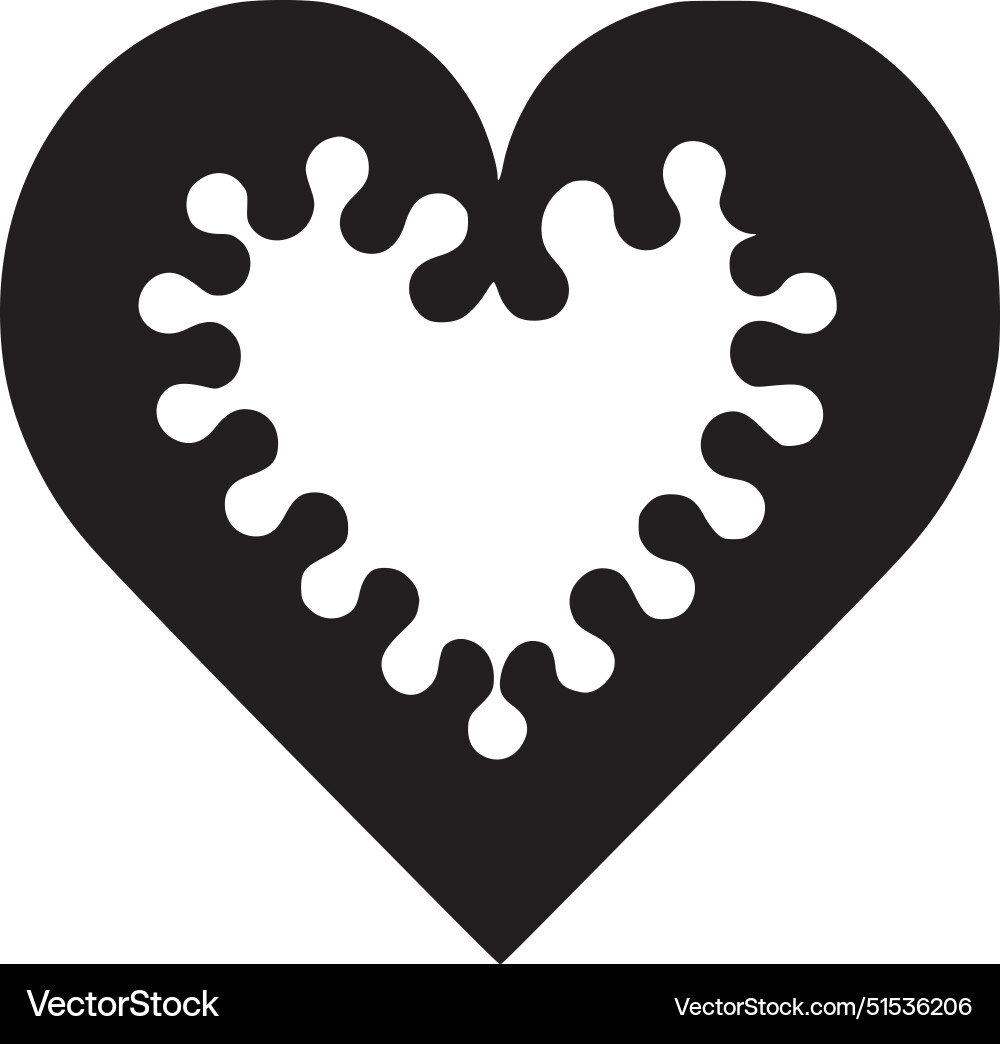Heart - high quality logo - ideal for t-shirt Vector Image