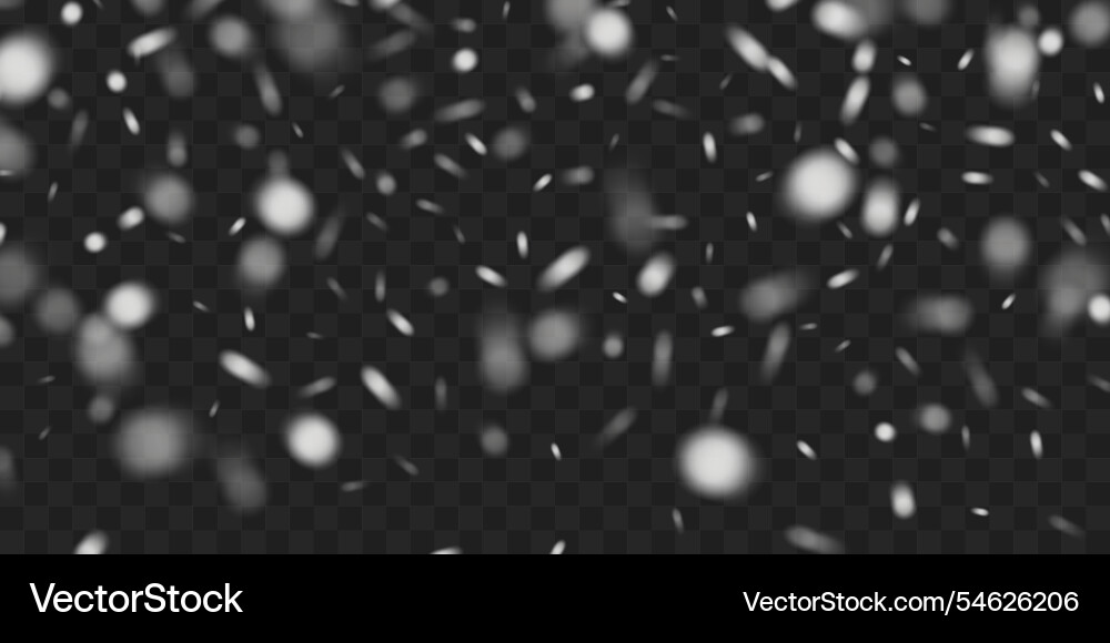 Realistic snowflake against a dark background vector image