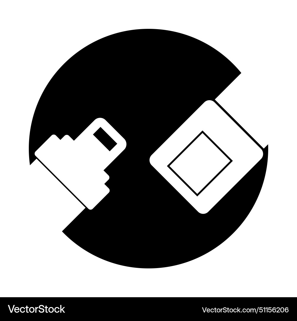 Seat belt logo Royalty Free Vector Image - VectorStock