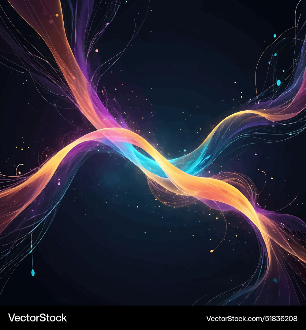 Ethereal abstract background design using glowing Ethereal abstract background design using glowing Vector Image