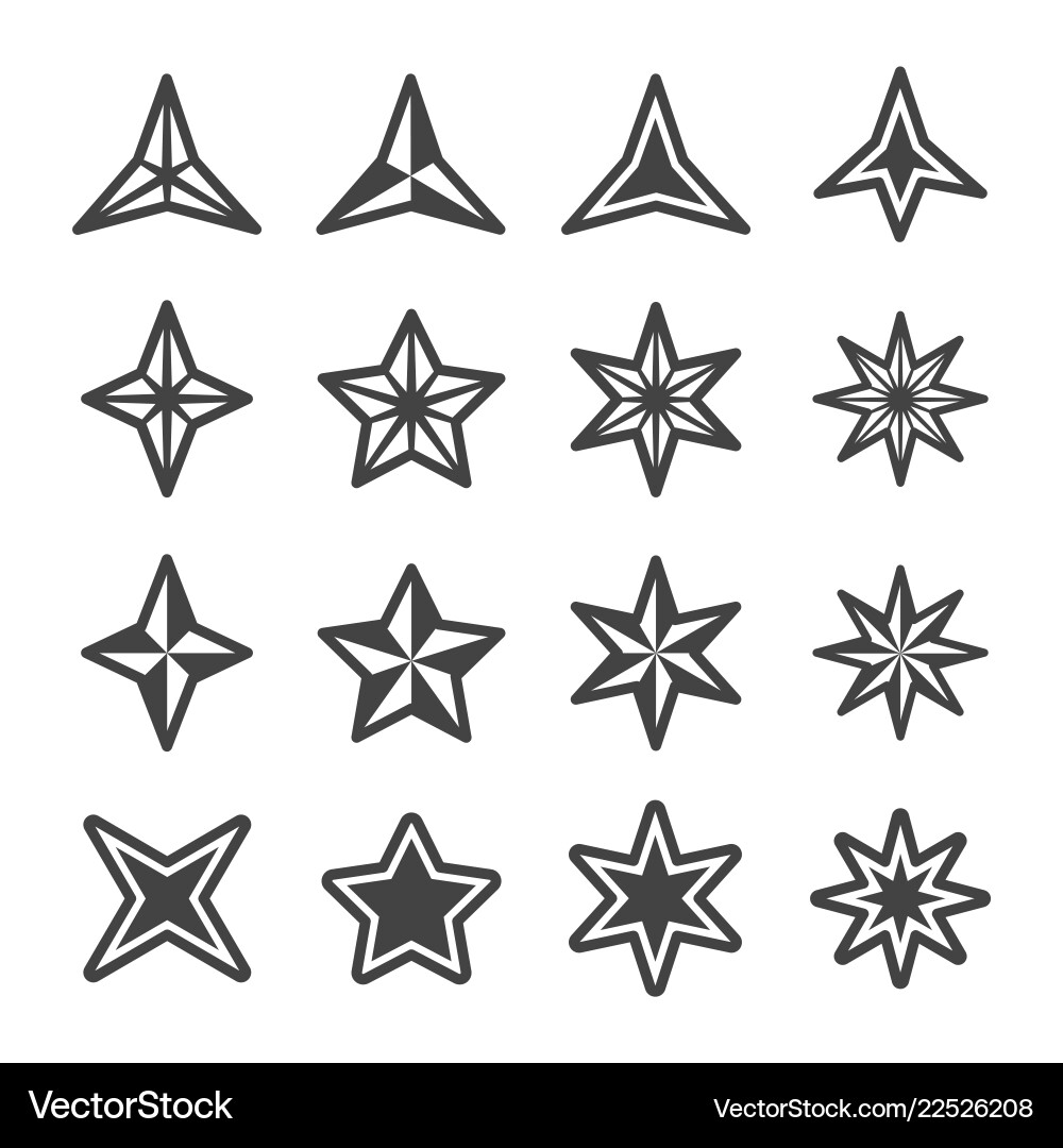 Star icon Star icon vector image