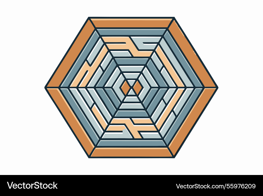 Abstract geometric pattern with interconnected Abstract geometric pattern with interconnected vector image