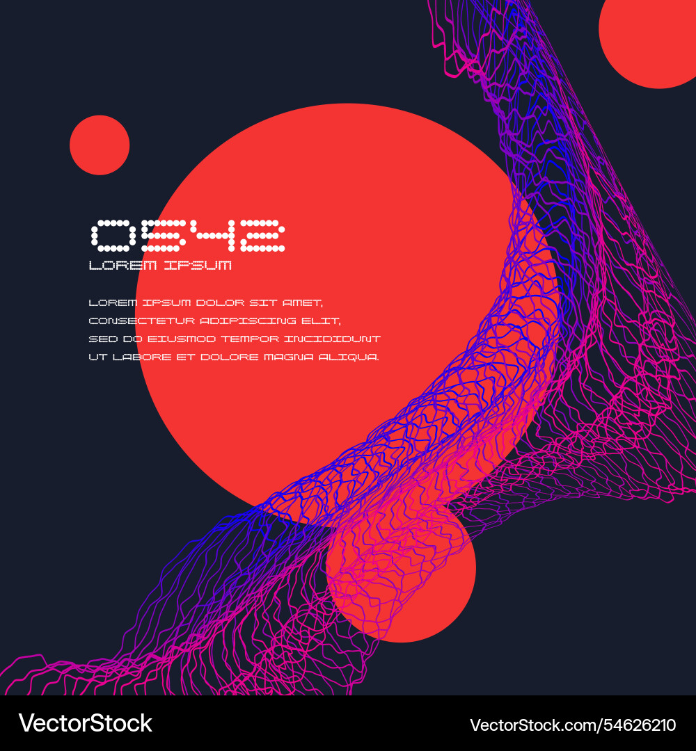 Abstract background in a modern trendy style vector image