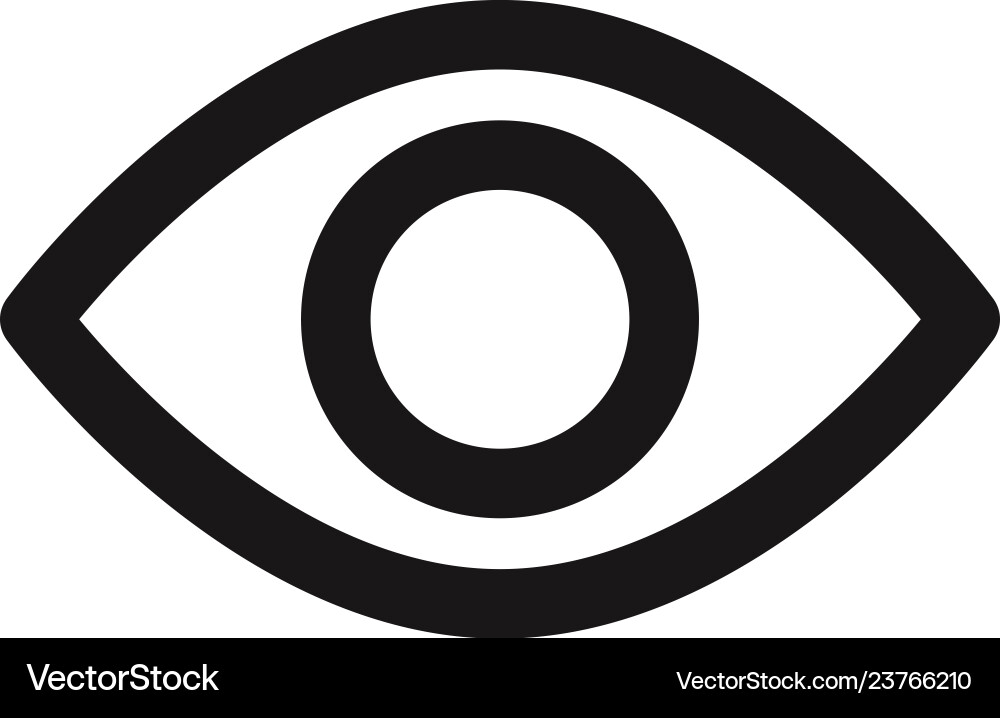 Eye icon vector image