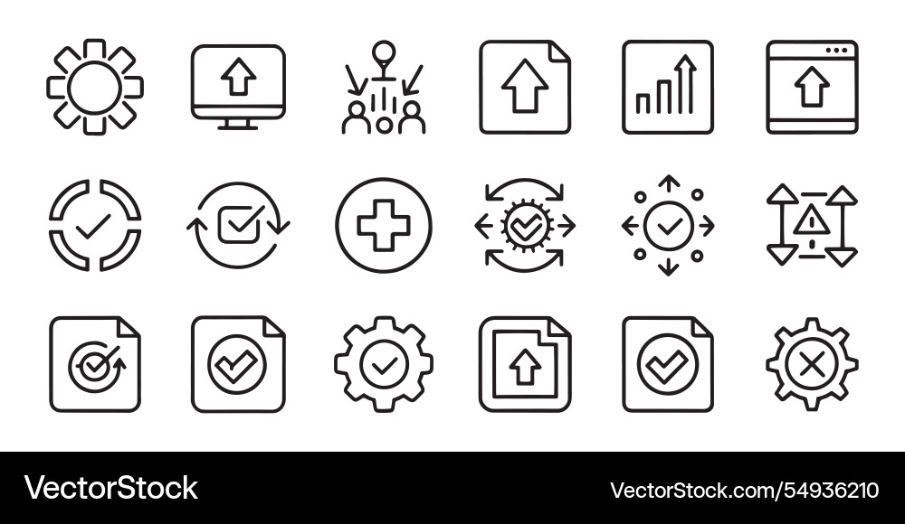 Update upgrade progress bar and install concept Update upgrade progress bar and install concept vector image