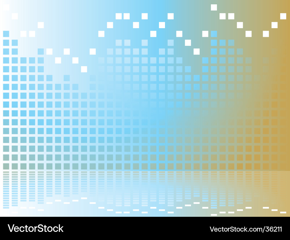 Audio Equalizer Spectrum vector image
