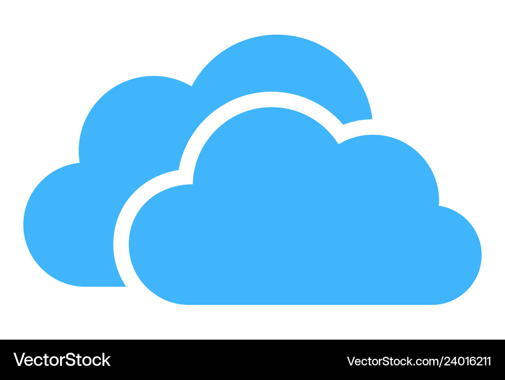 Cloud Computing Logo Concept Vector Image