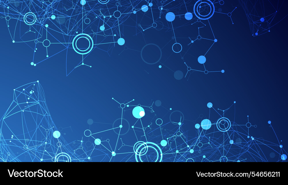 Scientific abstract background plexus effect Scientific abstract background plexus effect vector image