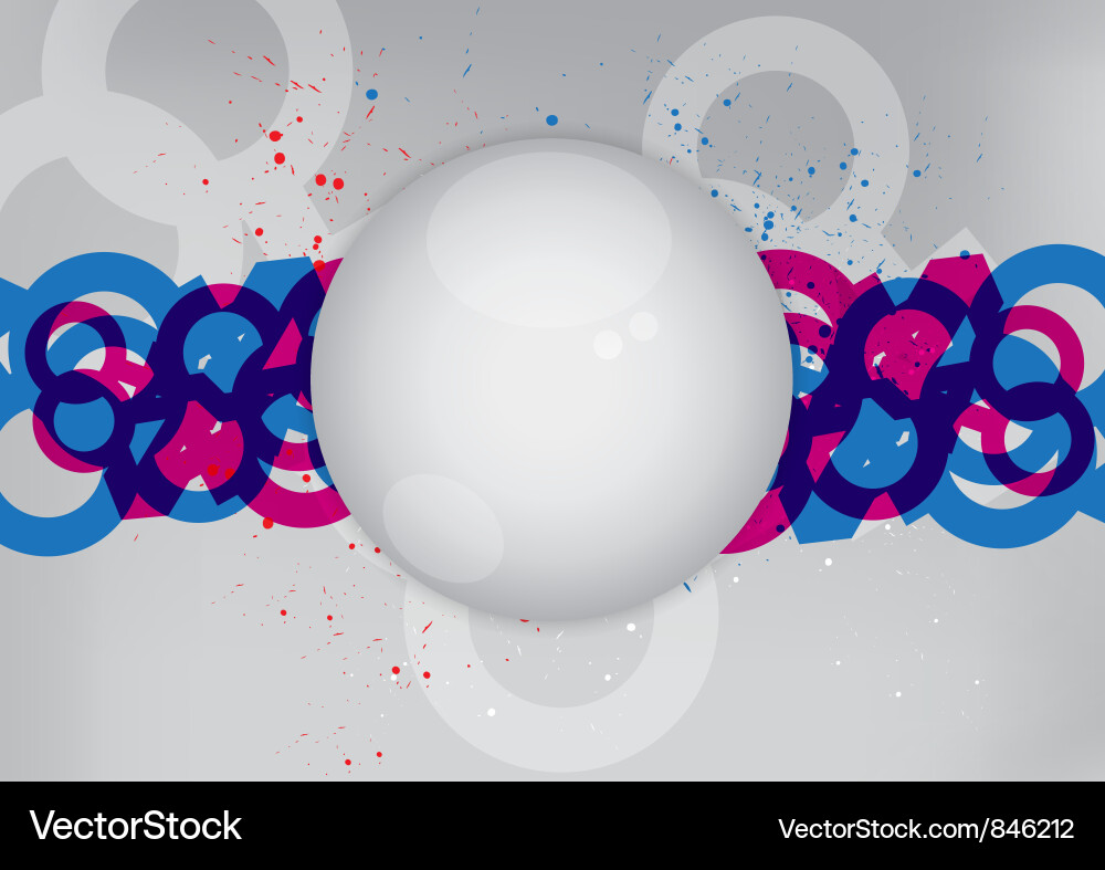 Abstract design layout vector image