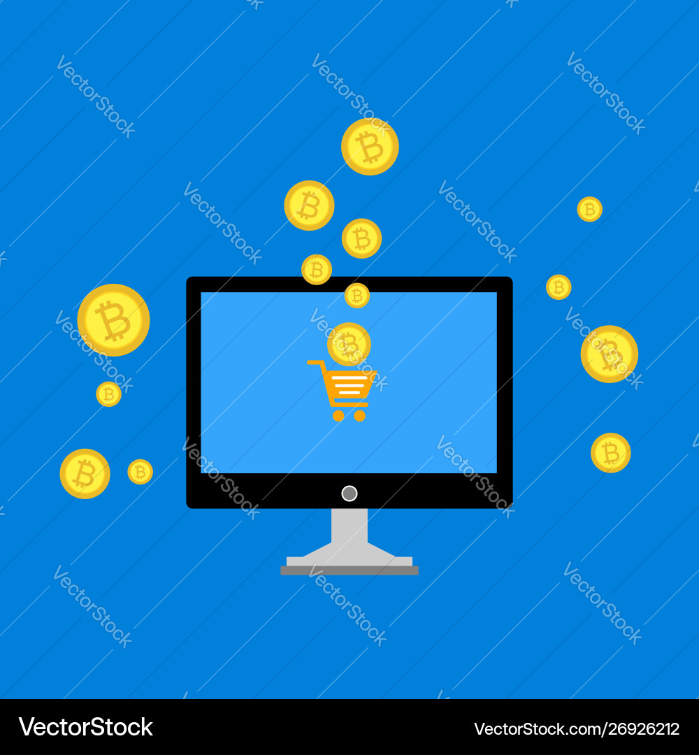 Blockchain scheme mining crypto currency server Blockchain scheme mining crypto currency server vector image