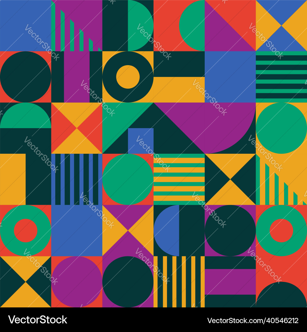 Geometric Shape Pattern vector image