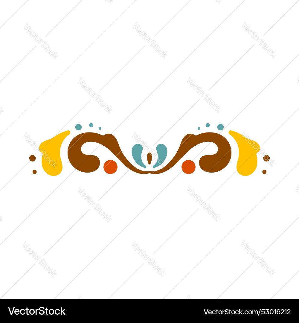 Hand drawn abstract groovy frame design element Hand drawn abstract groovy frame design element Vector Image