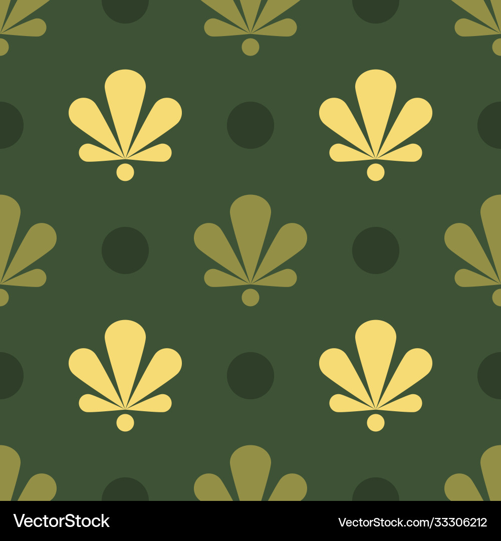 Simple seamless pattern with seashells modern Simple seamless pattern with seashells modern vector image