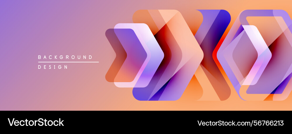 Abstract geometric layers create vibrant gradient Abstract geometric layers create vibrant gradient vector image
