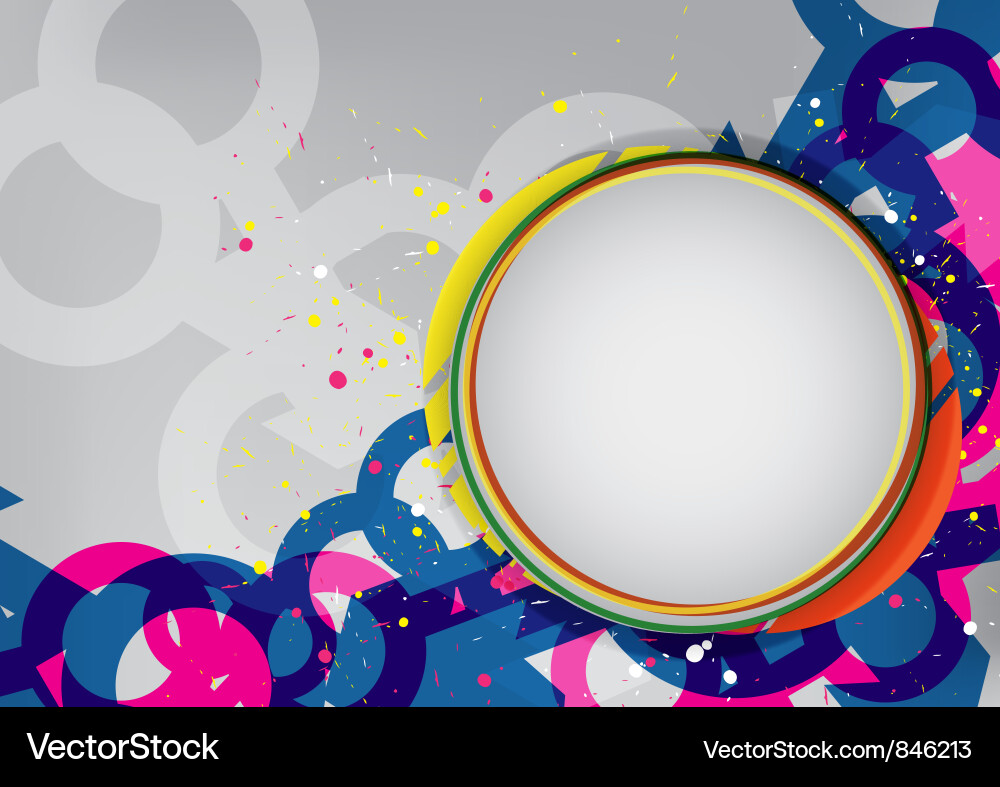 Abstract layout design vector image