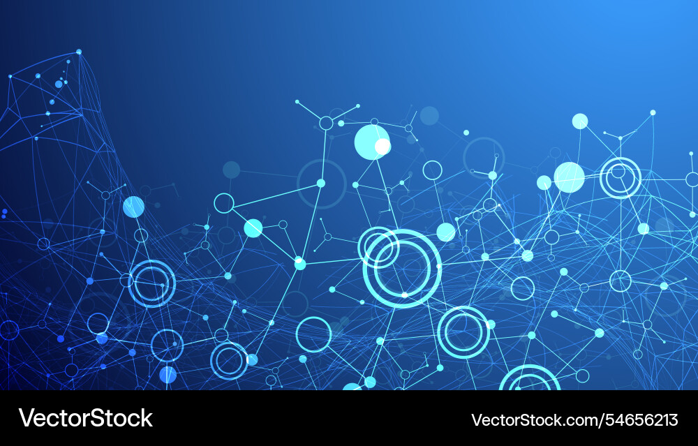 Scientific abstract background plexus effect Scientific abstract background plexus effect Vector Image
