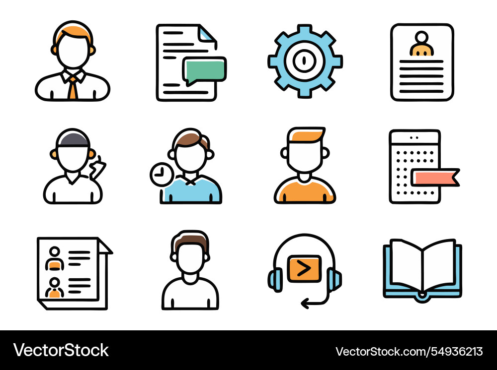 User manual instruction guidebook reference User manual instruction guidebook reference vector image