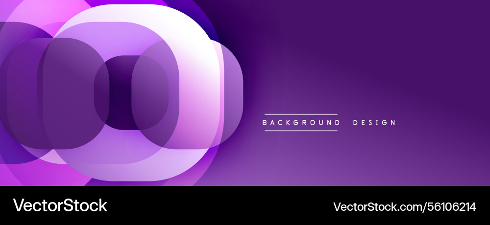 Circular abstract design with overlapping Circular abstract design with overlapping Vector Image