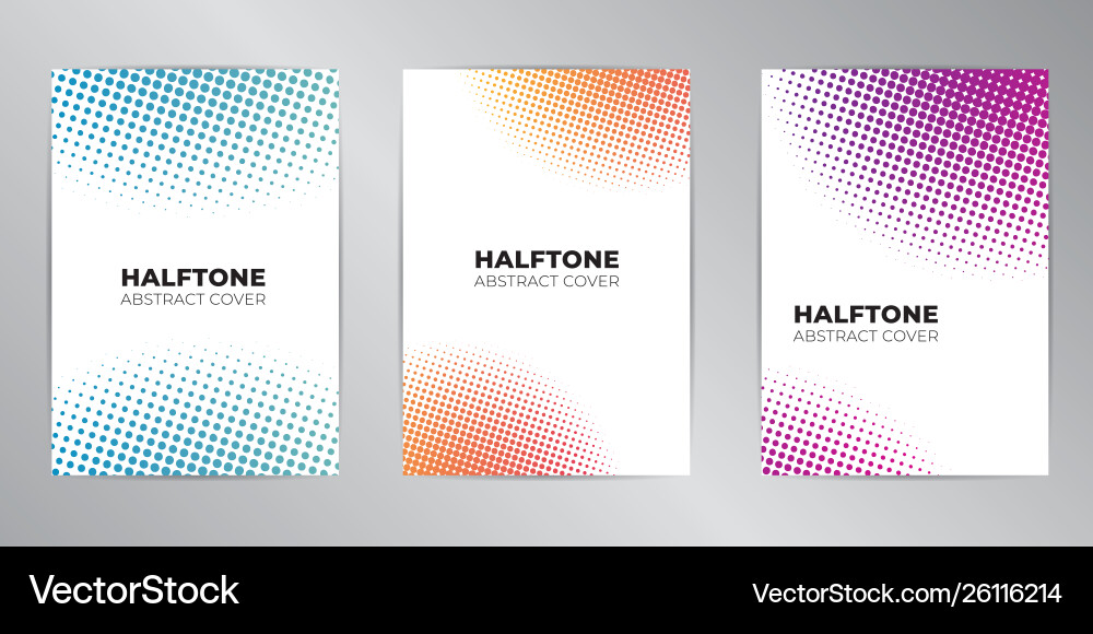 Halftone Dots Pattern Background Vector Image