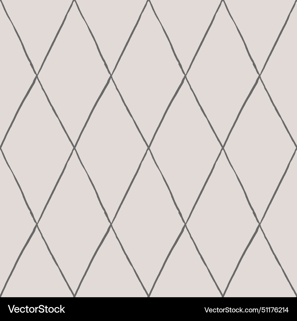 Irregular Diamond Argyle Pattern Vector Image