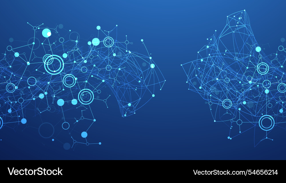 Scientific abstract background plexus effect Scientific abstract background plexus effect vector image