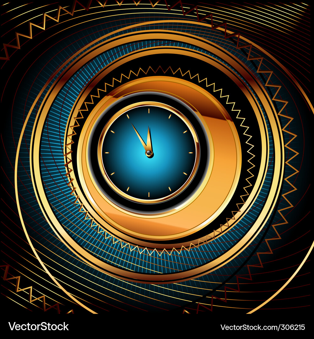 Clocks background Vector Image