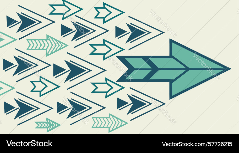 Dynamic repeating arrow pattern for forward vector image