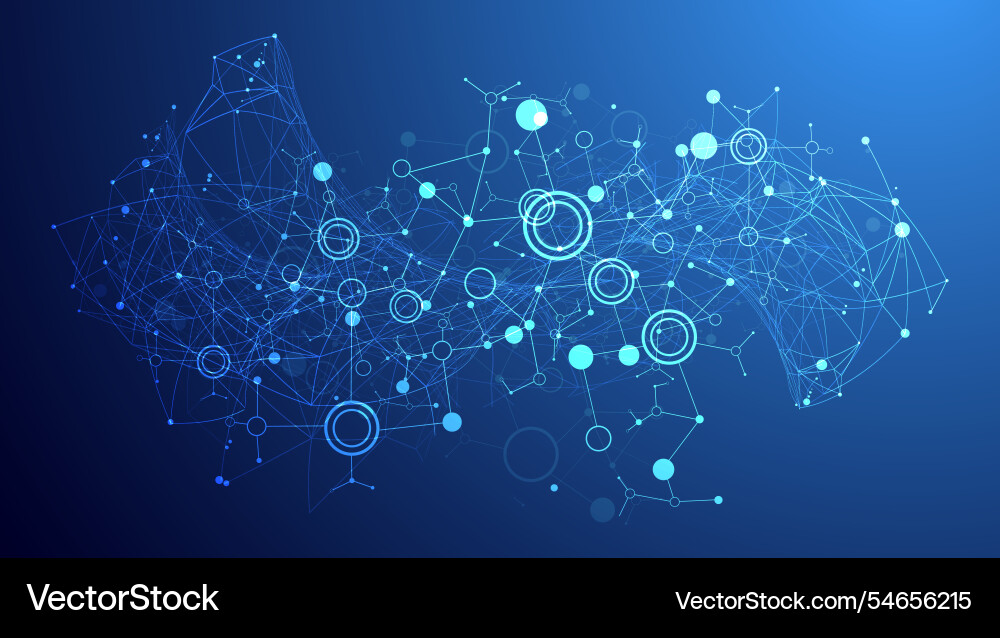Scientific abstract background plexus effect Scientific abstract background plexus effect vector image
