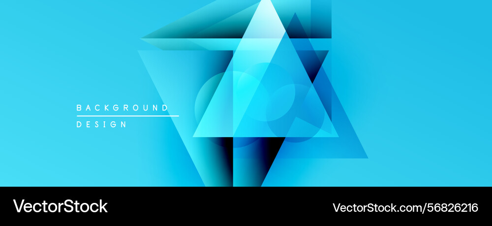 Abstract geometric shapes overlap creating Abstract geometric shapes overlap creating vector image