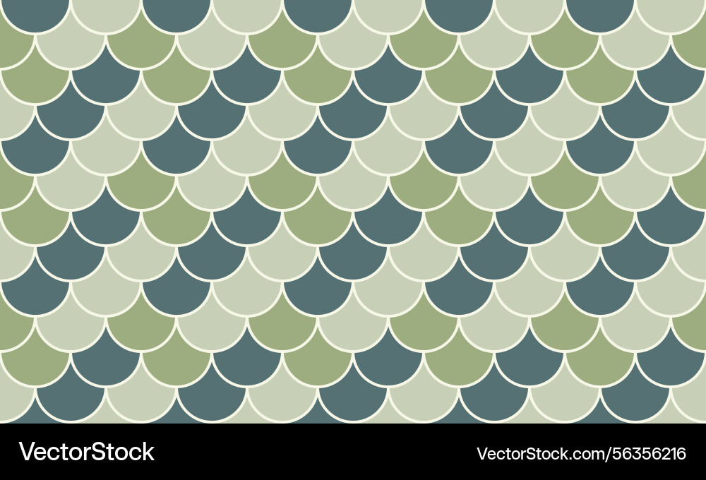Elegant seamless pattern featuring overlapping Vector Image