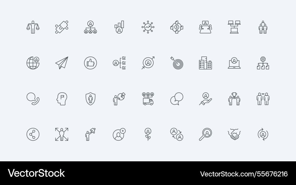 Enterprise cooperation and communication Enterprise cooperation and communication vector image