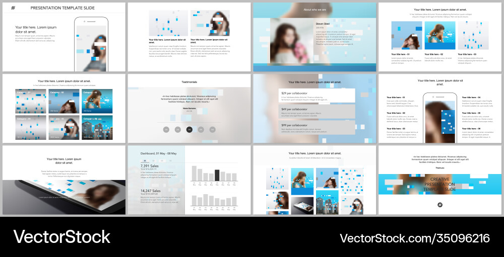 Presentation design templates multipurpose Presentation design templates multipurpose vector image