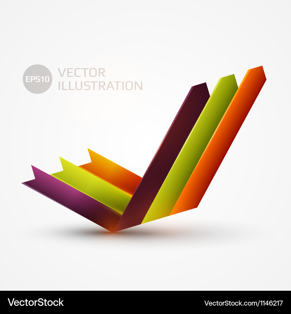 Dynamic Arrows Graph Vector Image