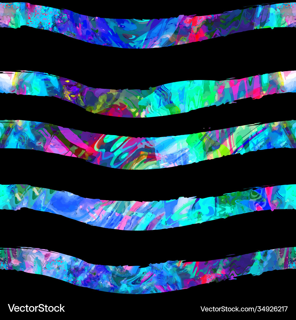 Dynamic Color Striped Pattern vector image