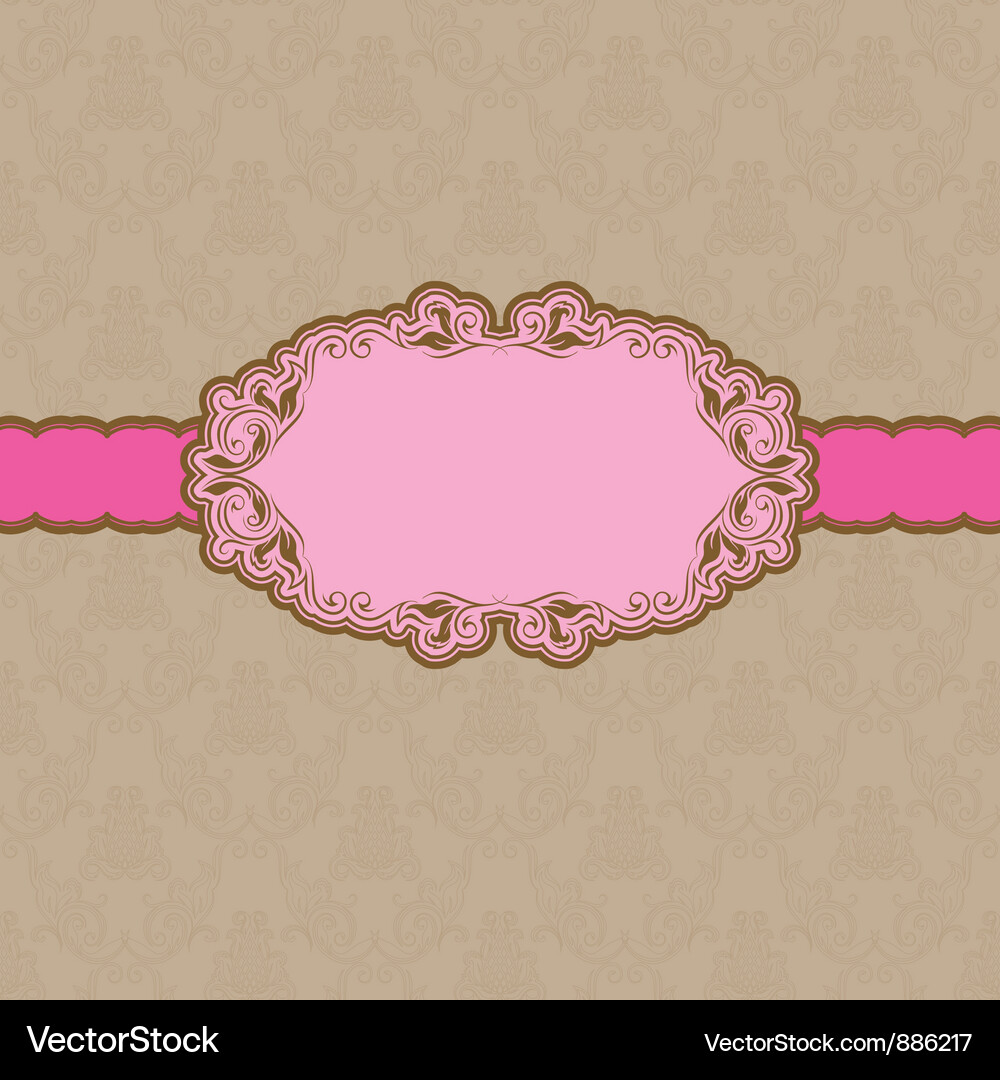 Template frame design Vector Image