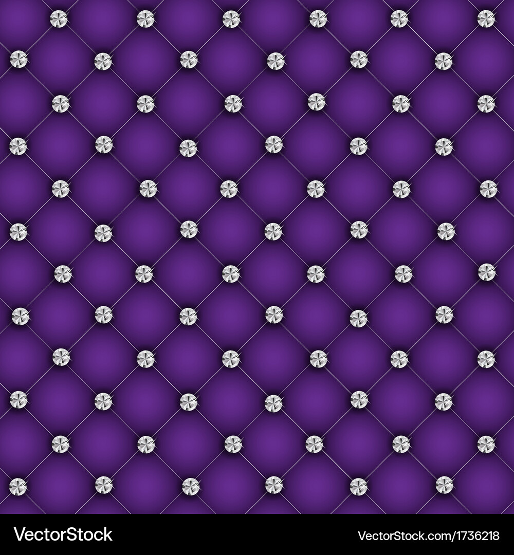 Diamond Button Luxury Background Vector Image