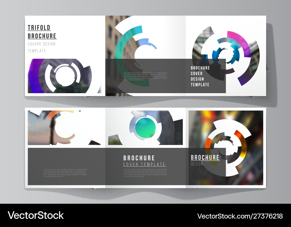 Minimal editable layout square Vector Image