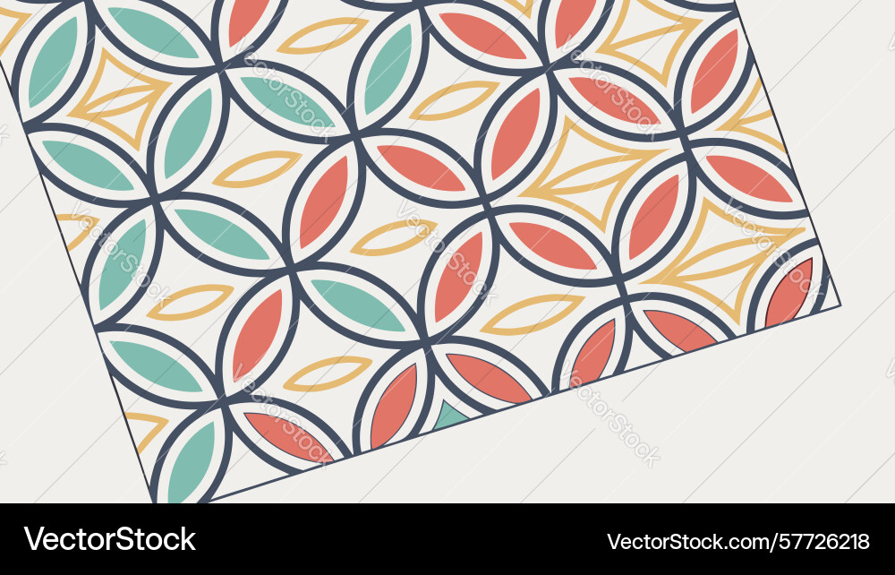 Organic overlapping circles pattern for diverse vector image