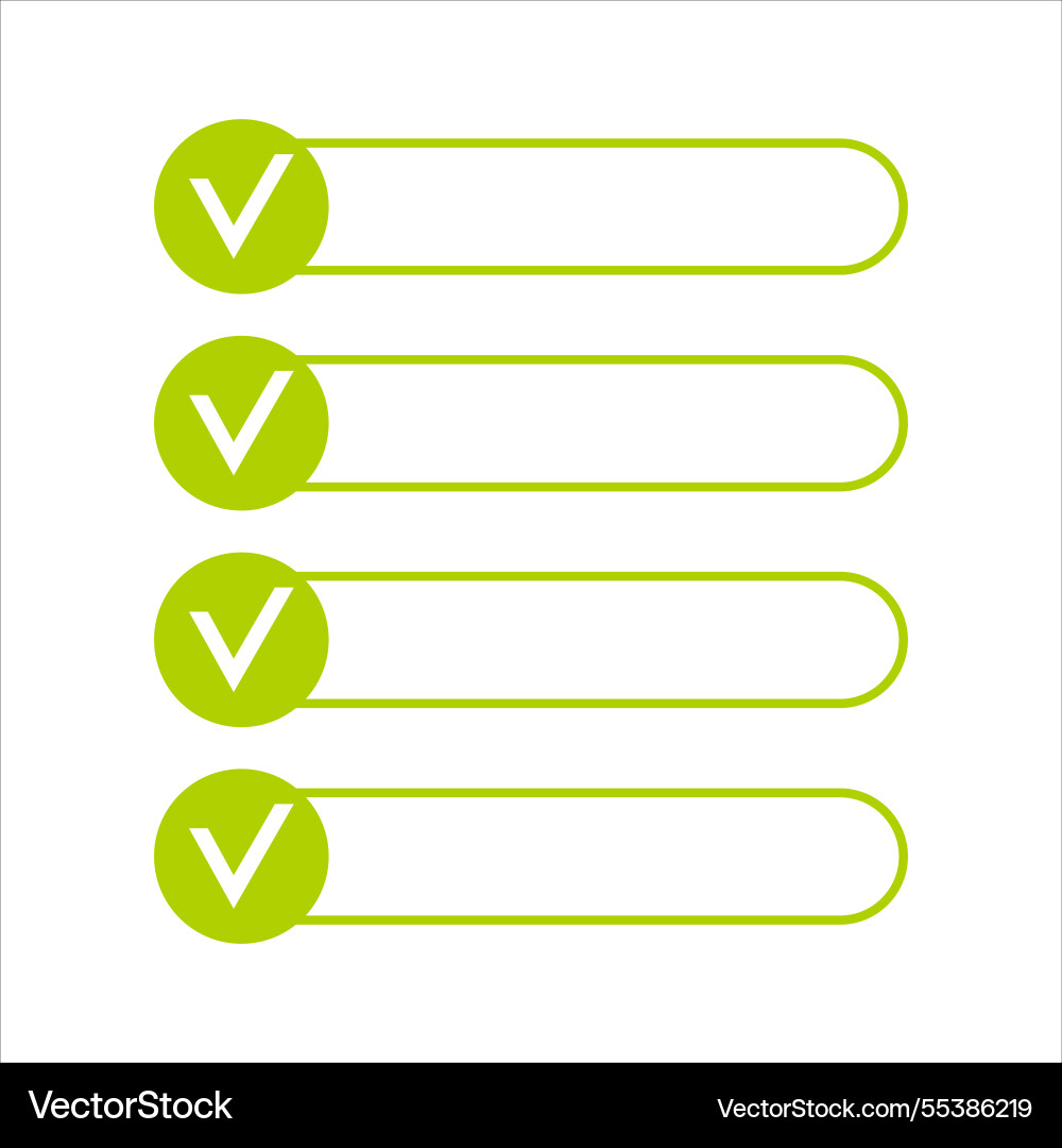 Notebook with to do list lines check boxes vector image