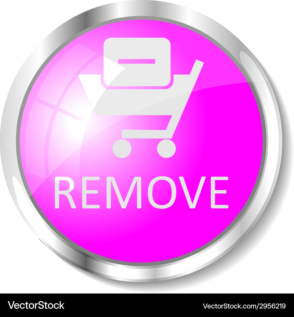 Pink web button Vector Image