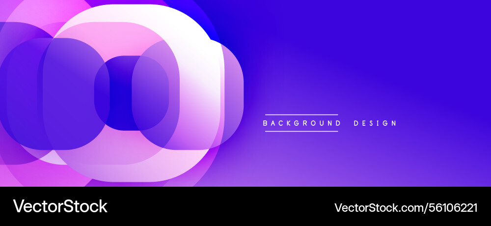 Abstract background with layered translucent vector image