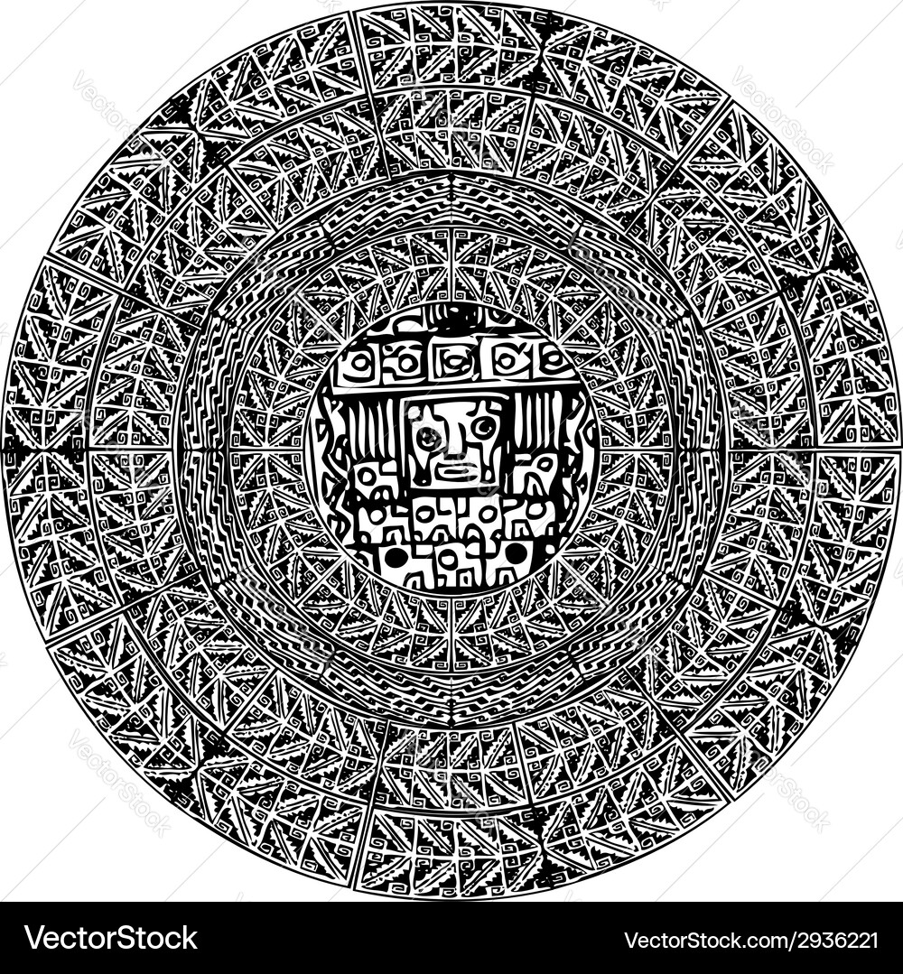 Ancient pattern Vector Image