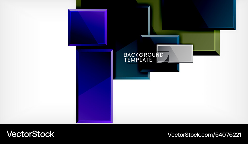 Square shape color abstract geometry Square shape color abstract geometry Vector Image