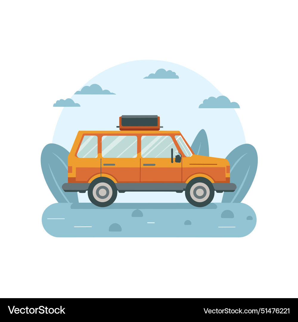 Vehicle flat style Royalty Free Vector Image - VectorStock