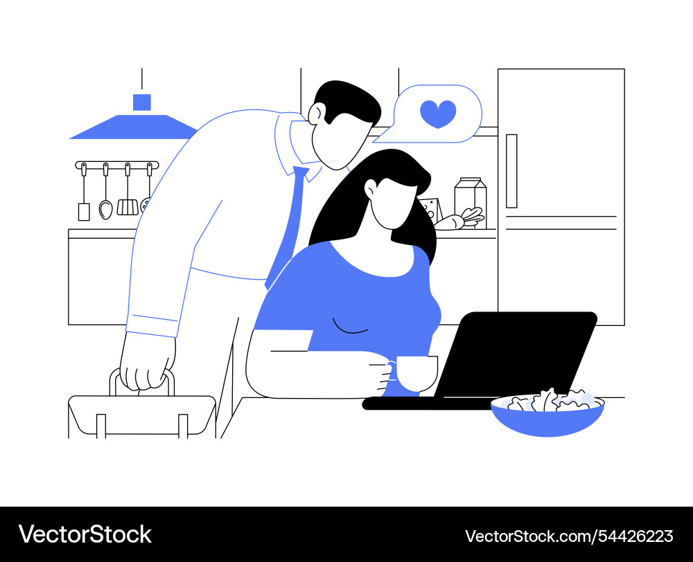 Wishing a good day isolated cartoon Wishing a good day isolated cartoon vector image